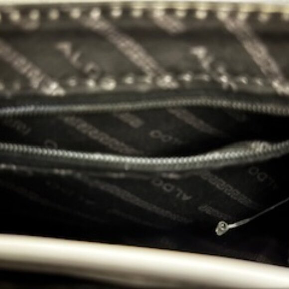 Aldo cream and black "Allangrove" crossbody bag NWT - Picture 7 of 8